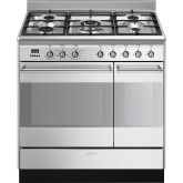 Smeg SUK92MX9-1 90Cm Concert Dual Fuel Range Cooker