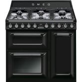 Smeg TR93BL 90Cm Victoria Dual Fuel Range Cooker