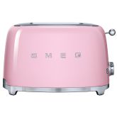 Smeg TSF01PKUK Pastel Pink Retro Style Toaster 