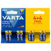 Varta 4903 Aaa 4+4 Pack High Energy Alkaline Battery