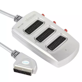 Vivanco 42014 Sbx3.1Dec-N 3 Way Male Scart Switch