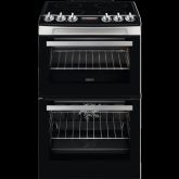 Zanussi ZCV46250XA Ceramic Double Electric Cooker