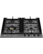 Bertazzoni P604LMODNE Modern Series 60cm Gas Hob with Wok Burner Matt black