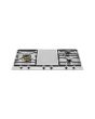 Bertazzoni PM3630GX Segmented 90cm Gas Hob with 3 burners and electric griddle