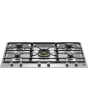 Bertazzoni PM36500X Segmented 90cm Gas Hob 5 burners central wok burner