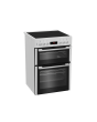 Blomberg HKN65W 60cm Electric Double Oven with Ceramic Hob - White