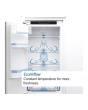 Bosch KIN86VSE0G 54.1cm 60/40 Integrated No Frost Fridge Freezer - Sliding Hinge