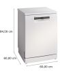 Bosch SMS4EMW06G WiFi-enabled Dishwasher - White - 14 Place Settings