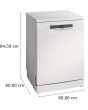 Bosch SMS6ZCW10G White WiFi Full-size Dishwasher