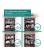 Bosch SPS4HMI49G Slimline Silver WiFi Dishwasher