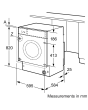 Bosch WKD28352GB Series 4 Built-In 7kg/4kg Washer Dryer