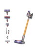 Dyson V8ABS-2023 Cordless Stick Vacuum Cleaner - 40 Minutes Run Time - Silver/Yellow