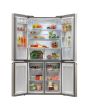 Haier HCR59F19ENMM 90.8cm 60/40 Frost Free American Fridge Freezer - Platinum Inox