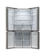 Haier HCR59F19ENMM 90.8cm 60/40 Frost Free American Fridge Freezer - Platinum Inox