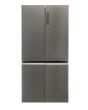 Haier HCR59F19ENMM 90.8cm 60/40 Frost Free American Fridge Freezer - Platinum Inox