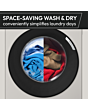 Hoover Ultra HGWD 485SB8C-80 Washer Dryer 8kg/5kg White
