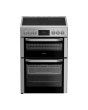 Hotpoint HDE6VDCASX 60cm Double Electric Ceramic Cooker