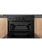 Hotpoint HDEU67V9C2B/UK 60cm Double Oven Electric Cooker with Ceramic Hob - Black