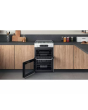 Hotpoint HDM67G0CCW 60cm Double Gas Cooker - White
