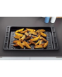 Indesit ID67V9KMBUK 60cm Double Oven Electric Cooker with Ceramic Hob - Black
