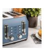 Rangemaster RMCL4S201SB 4 Slice Toaster - Stone Blue