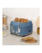 Rangemaster RMCL4S201SB 4 Slice Toaster - Stone Blue