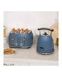 Rangemaster RMCL4S201SB 4 Slice Toaster - Stone Blue