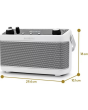 Roberts Radio BLUTUNE7W DAB+ Portable Stereo White