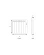 Rointe KRI0330RAD3 330W Electric Radiator With Smart Timer