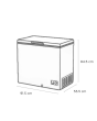 Sensis RFCHT01F196EW 196L Chest Freezer White