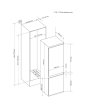 Sensis RFCMBI015450EW 54cm Frost Free Fridge Freezer