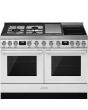 Smeg CPF120IGMPWH 120Cm 'Portofino' Cooker With Steam Oven And Gas/Induction Hob