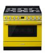Smeg CPF9GPYW 90Cm 'Portofino' Cooker With Pyrolytic Multifunction Oven And Gas Hob