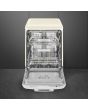 Smeg DFFABCR 60cm 50s style Freestanding Dishwasher Cream