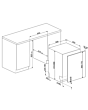 Smeg DIL331C Integrated Dishwasher 13 Place Settings
