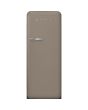 Smeg FAB28RDTP5 60cm 50s Style Right Hand Hinge Fridge with Icebox Taupe