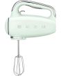 Smeg HMF01PGUK Hand Mixer in Pastel Green