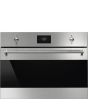 Smeg SF4301MCX 45cm Compact Classic Combi Microwave Oven