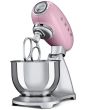 Smeg SMF01PKUK Pink Retro Style Stand Mixer