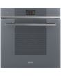 Smeg SOP6104TPS 60cm Linea Pyrolytic Single Oven with VIVOScreen Silver Glass