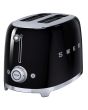 Smeg TSF01BLUK Black Retro Style Toaster