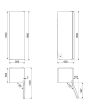 Smeg UKFF18EN2HX Freestanding No Frost Freezer Stainless Steel Door