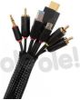 Tech Link 710991 1.5M Black Cable Tidy Kit