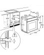 Zanussi ZOHHE2X2 59.4cm Built In Multifunction Electric Single Oven - Stainless Steel