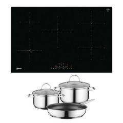 Neff T48FD23X2KIT 80Cm Induction Hob With Combizone - Black