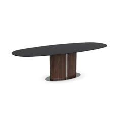 Optimum ODYSSEY OVAL 1100 Wide Oval Glass TV Stand