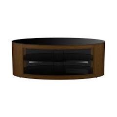 Optimum TV1100 1100Mm Wide Basic Stand Clear Glass And Chrome Legs