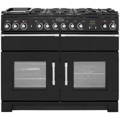 Rangemaster 80520 Excel 110Cm Dual Fuel Black Chrome (Display Model)