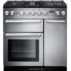 Rangemaster NEX90DFFSS/C Nexus 90 Dual Fuel Stainless Steel 106130