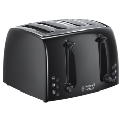 Russell Hobbs 21651 4 Slice Textures Toaster Black
